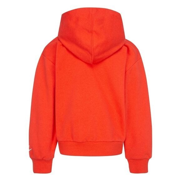 Nike Girl's Full Zip Hoodie Split kangaroo pocketsLight Crimson 6X NWT - Picture 2 of 4